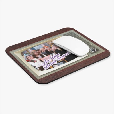 Are You Being Served TV Show Retro TV Design Mouse Pad (Rectangle)