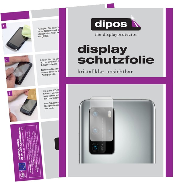 2X Schutzfolie FüR Huawei P40 Kameralinse Klar Displayschutzfolie Folie Display-image