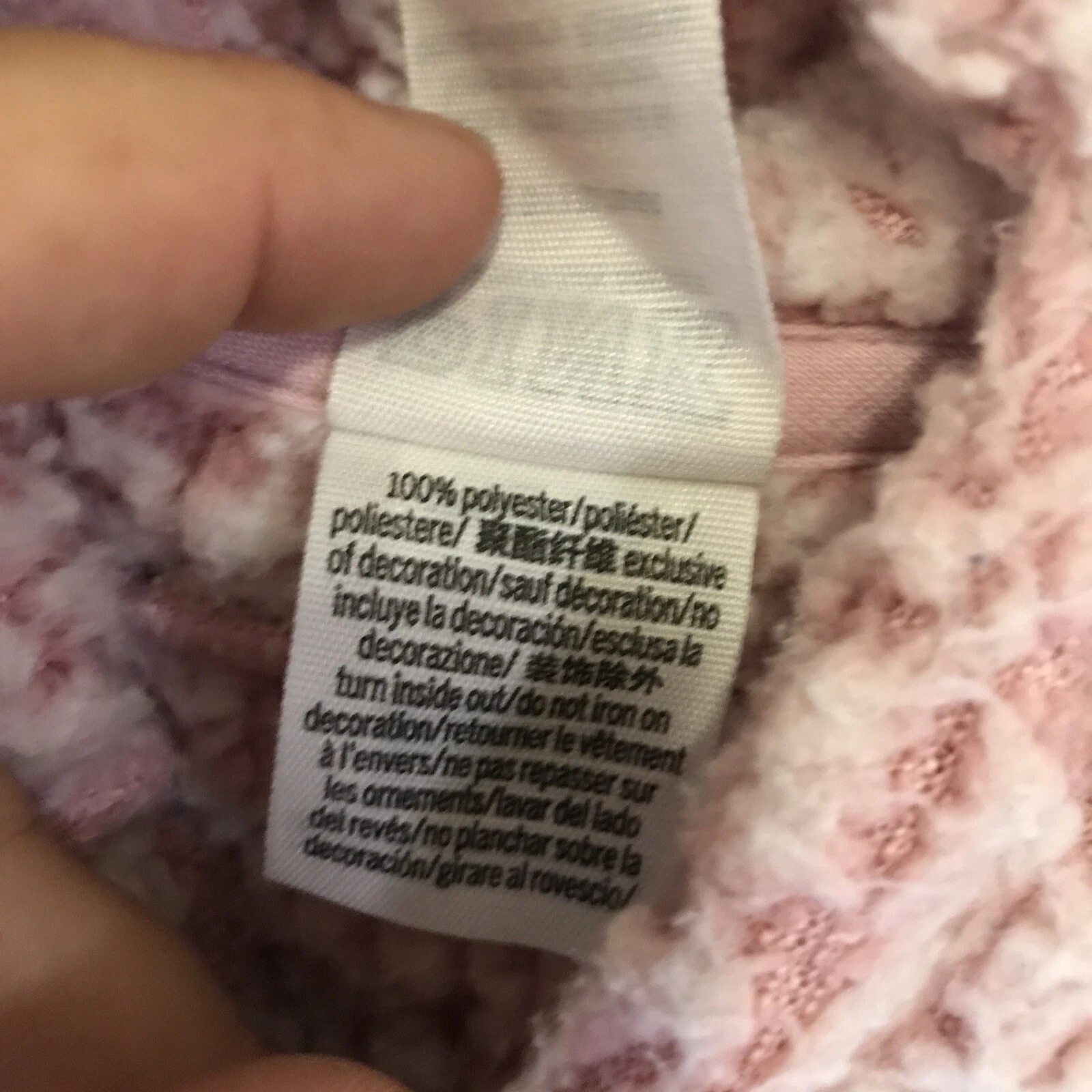 UNDERCOVER Felpa con cappuccio donna Victoria Secret Chloe X Halle ROSA cropped taglia L rosa