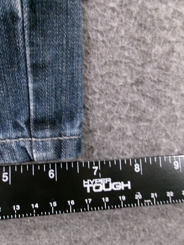 Levis 514 Jean Youth 10 Regular Straight Leg Causal Dark Wash Faded 25X25 - Picture 7 of 15