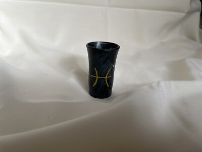 Funny PARTY SHOTS 2 oz HAND PAINTED GLASS Pisces Astrology Zodiac Stars