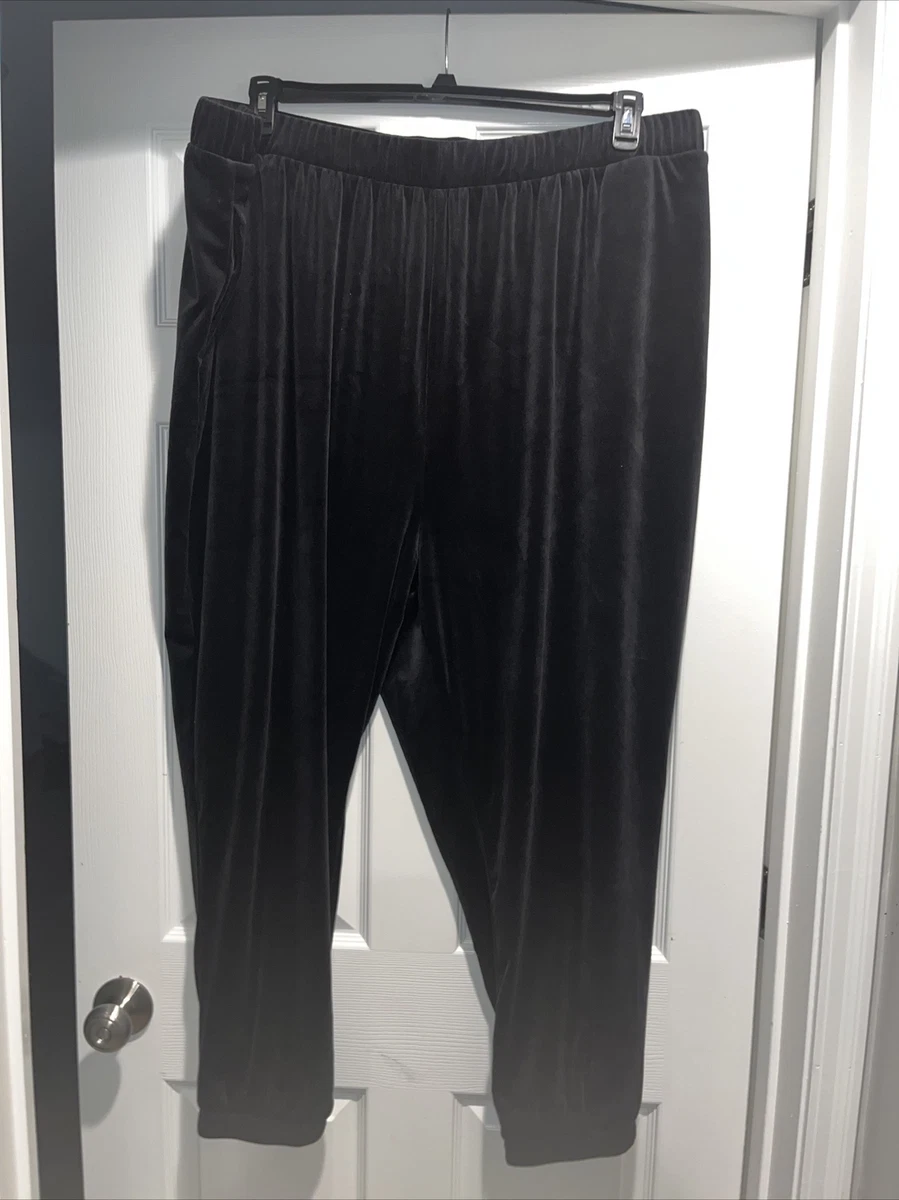 NWT Old navy Black Velour Jogger size 4X. eBay