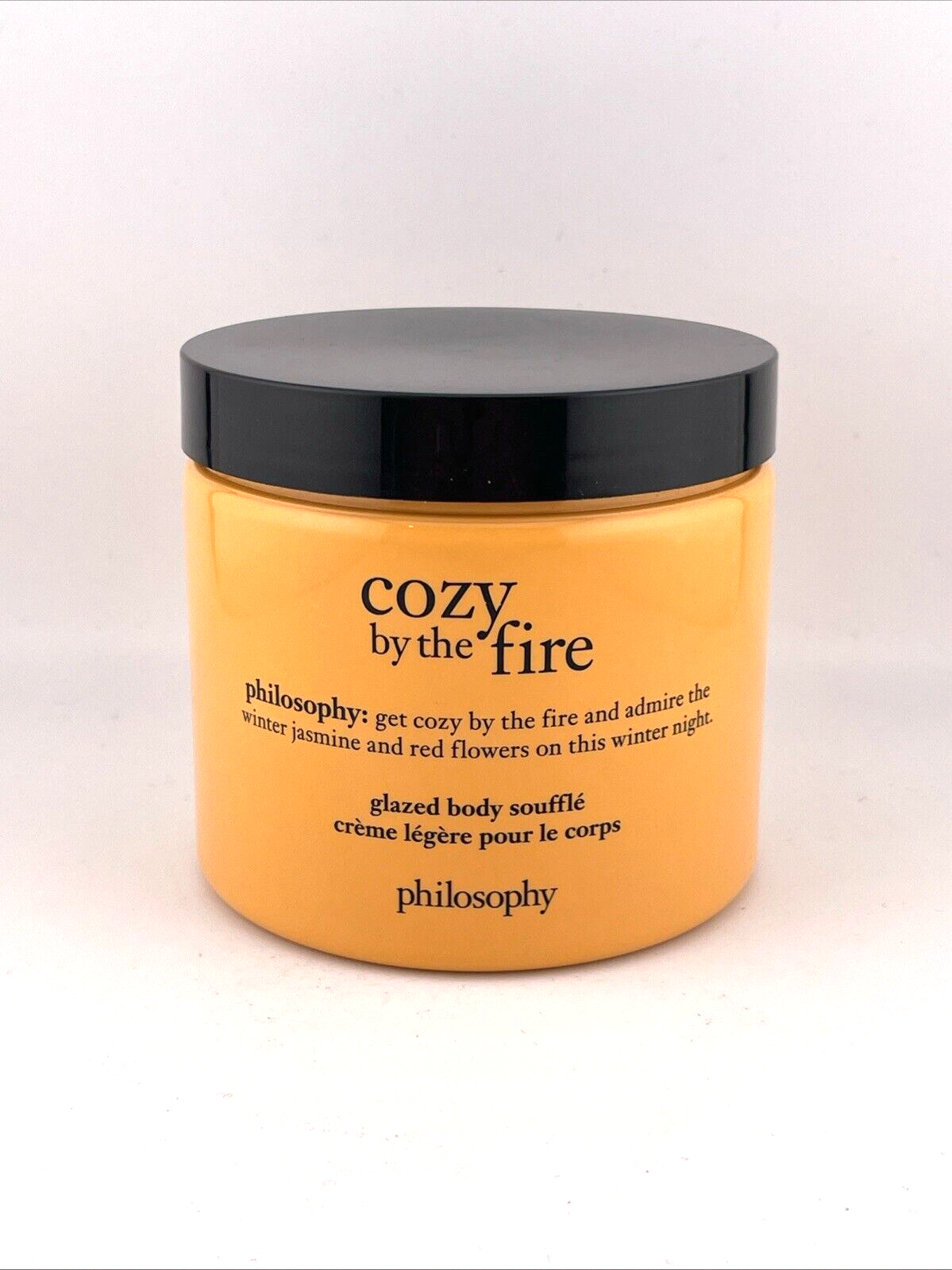Philosophy Cozy by the Fire Glazed Body Souffle Cream 16 oz New Moisturizing Lotion