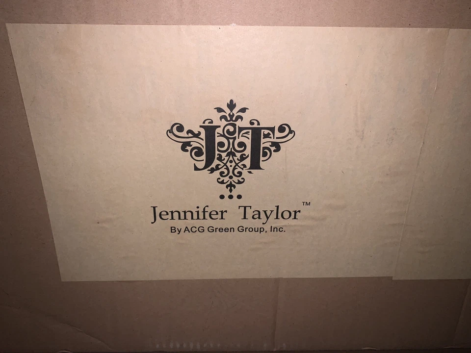 *NUEVO en Caja Jennifer Taylor Biltmore Dorado Taupe Otomana 2503-397513 Foto 2 de 4