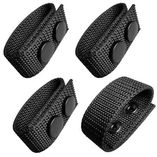 Tactical Duty Belt Keeper Stays Holders Nylon Double Snaps for 2"-2.25" Belts