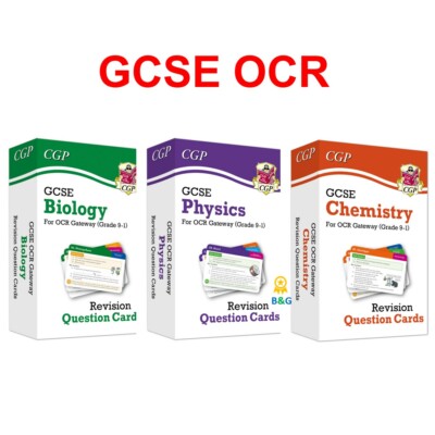 GCSE OCR Biology Physics Chemistry Gateway Revision Question Card Triple Science