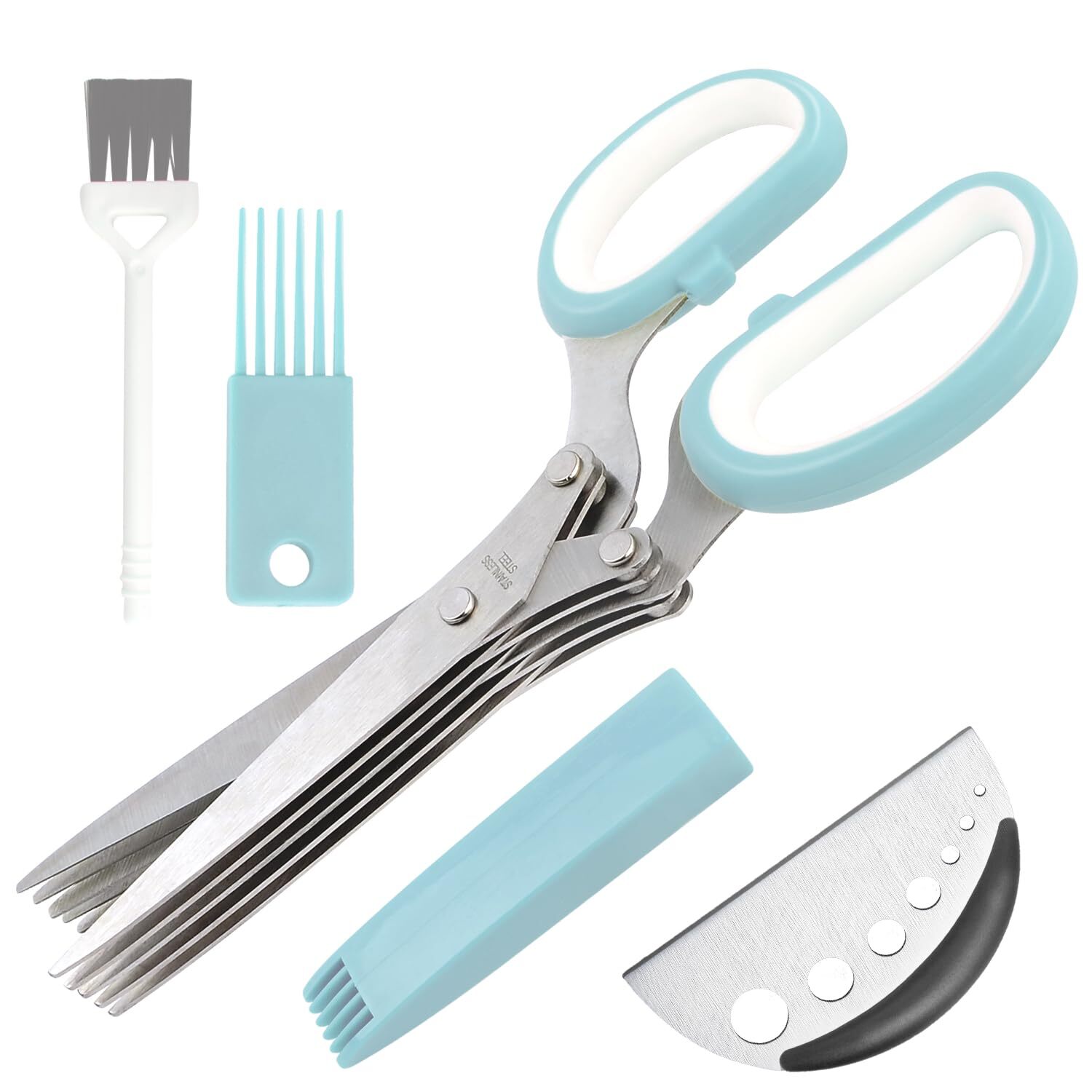 Scissors Herb, Sharp Heavy Scissors for Cutting, Chopping and Cooking Fresh G...-image