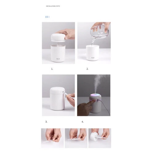 Humidificador de aire Aroma USB difusor de niebla de aceite esencial luces LED ENVÍO GRATUITO Foto 4 de 4