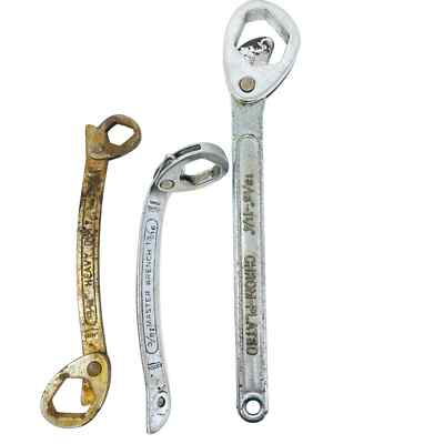 Heavy Duty Multi Wrench Adjustable Tools, Master Wrench Loosen and More, 3 Pcs