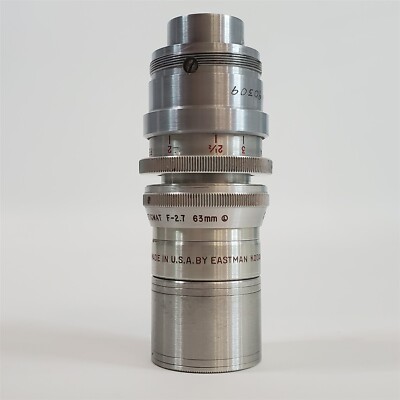 オールドレンズ　KODAK ANASTIGMAT 63mm 2.7 Kodak Anastigmat 63mm f2.7 Cine Lens in S Mount | eBay