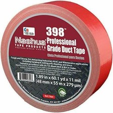 Nashua 398 Multi-Purpose Duct Tape 2 in. x 60 yds. Red