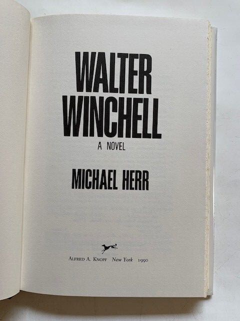 希少　Walter Winchell by Michael Herr Walter Winchell: Herr, Michael: 9780394583723: Amazon.com: Books