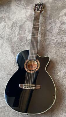CRAFTER CTS-155C BK　 エレガット ブラック　ジャンク Electric Classical Acoustic Guitar Crafter CTS-155C BK Black S/N