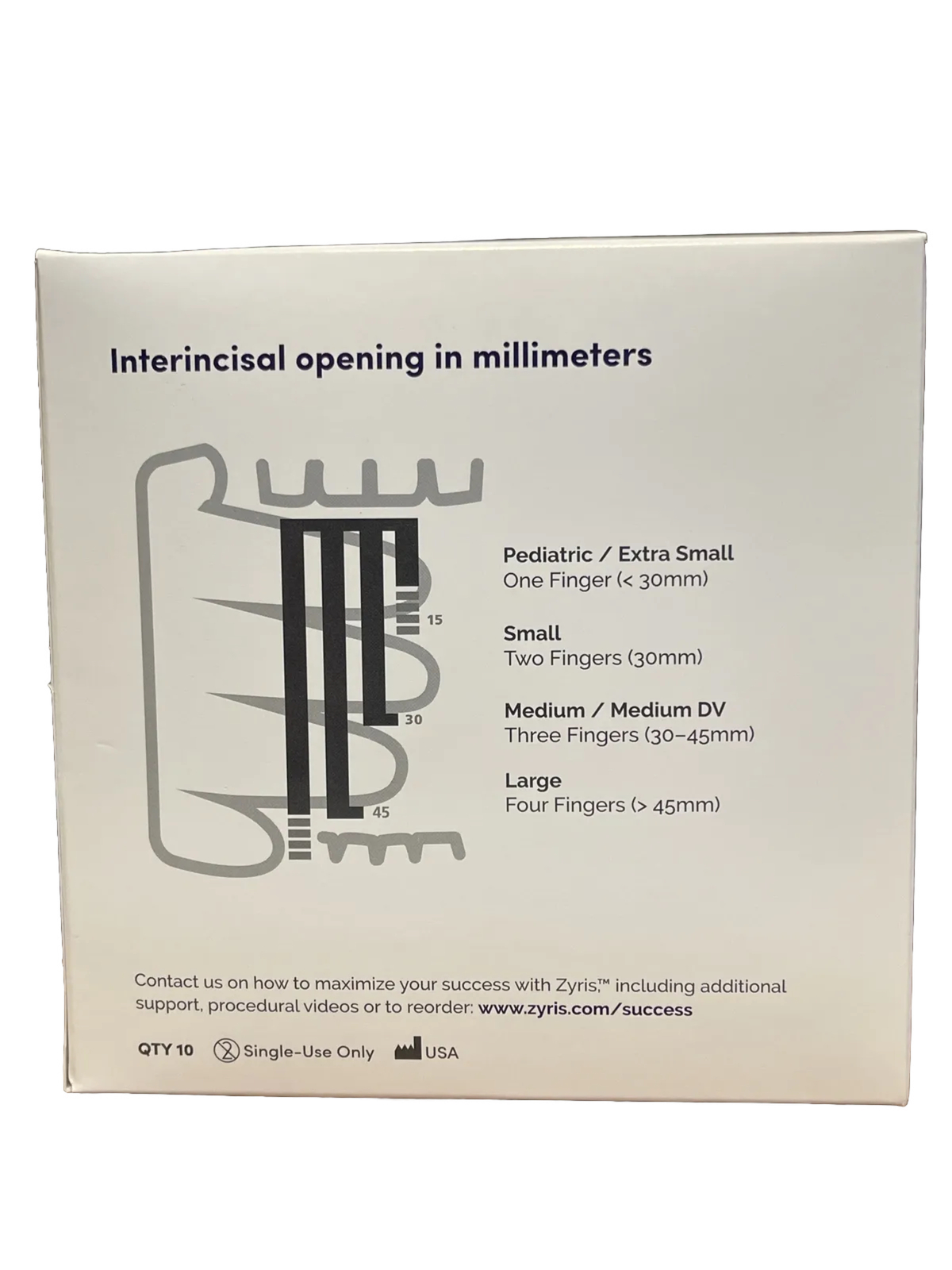 Dental Zyris Isolite Medium Mouthpiece Ref CIL0701 10pcs Isodry