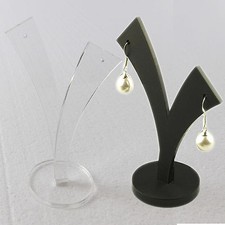 NEW LEAF SHAPED ACRYLIC DROP EARRING STUD JEWELLERY DISPLAY STANDS RACKS JEWELRY