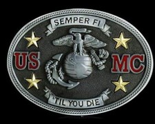 Military Metal Belt Buckle BU01