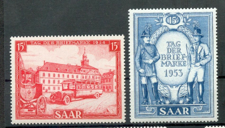 Saar 342+349 Luxury** MNH Mint Never Hinged (71013)