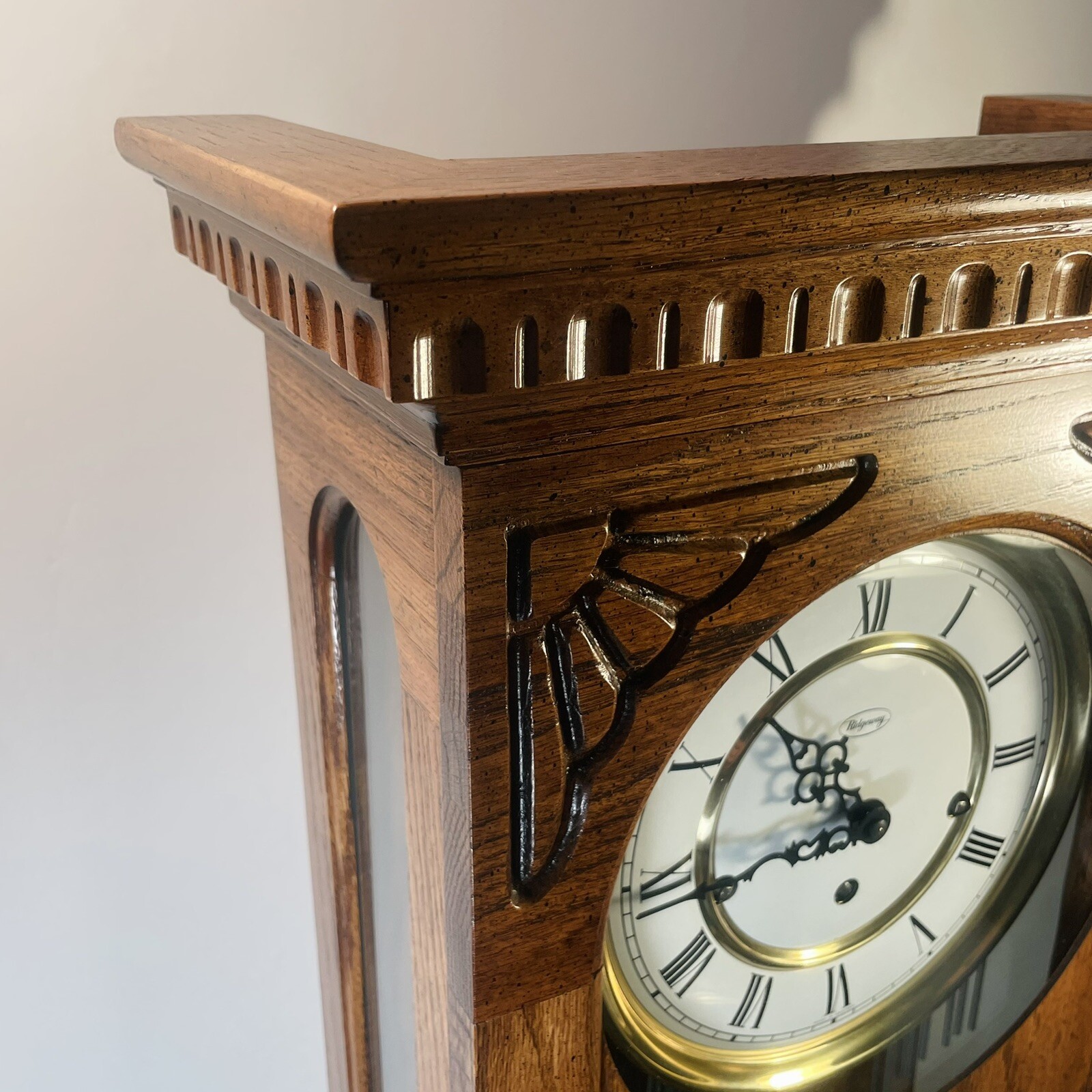 1983 Ridgeway Oak Clock MODEL-765 TRIPLE CHIME DIAL-K8 - Great ...