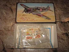 VINTAGE BOX ART KIT 1/72 SMER RARE ART159 CURTIS H.75 A3 FRENCH DESERT MARKINGS