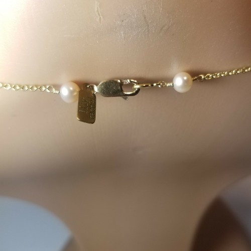 LILY RACHEL 14K GOLD FILLED PEARL 16 INCHES NECKLACE eBay