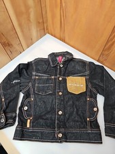 Fubu Platinum Fat Albert Denim Jacket Kids 90S MEDIUM 5