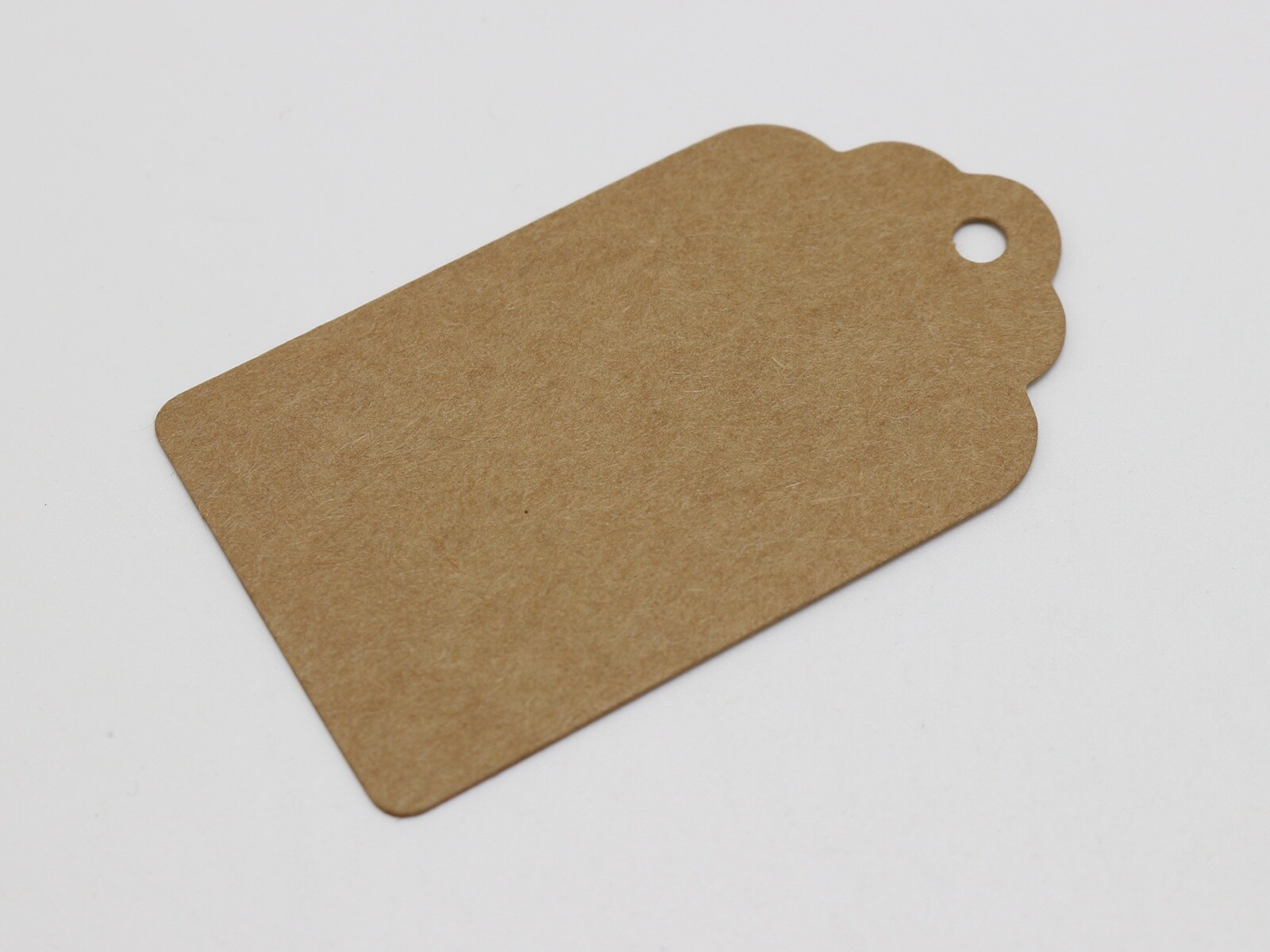 100 Brown Blank Kraft Paper Hang Tags Price Cards Gift Wedding Party