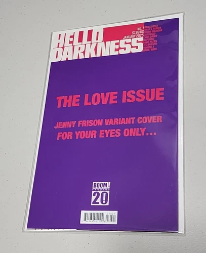 Hello Darkness #7 Jenny Frison Cover Love Issue Variant Boom Studios