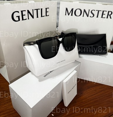GentleMonster BURTY 01 Sunglasses Black Frame Black Lenses 