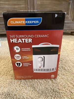 Climate Keeper 360° Surround Ceramic Heater White New!! | eBay