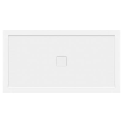 60''x32'' Shower Base Pan Right Double Threshold Wall Corner Center Drain LessCare