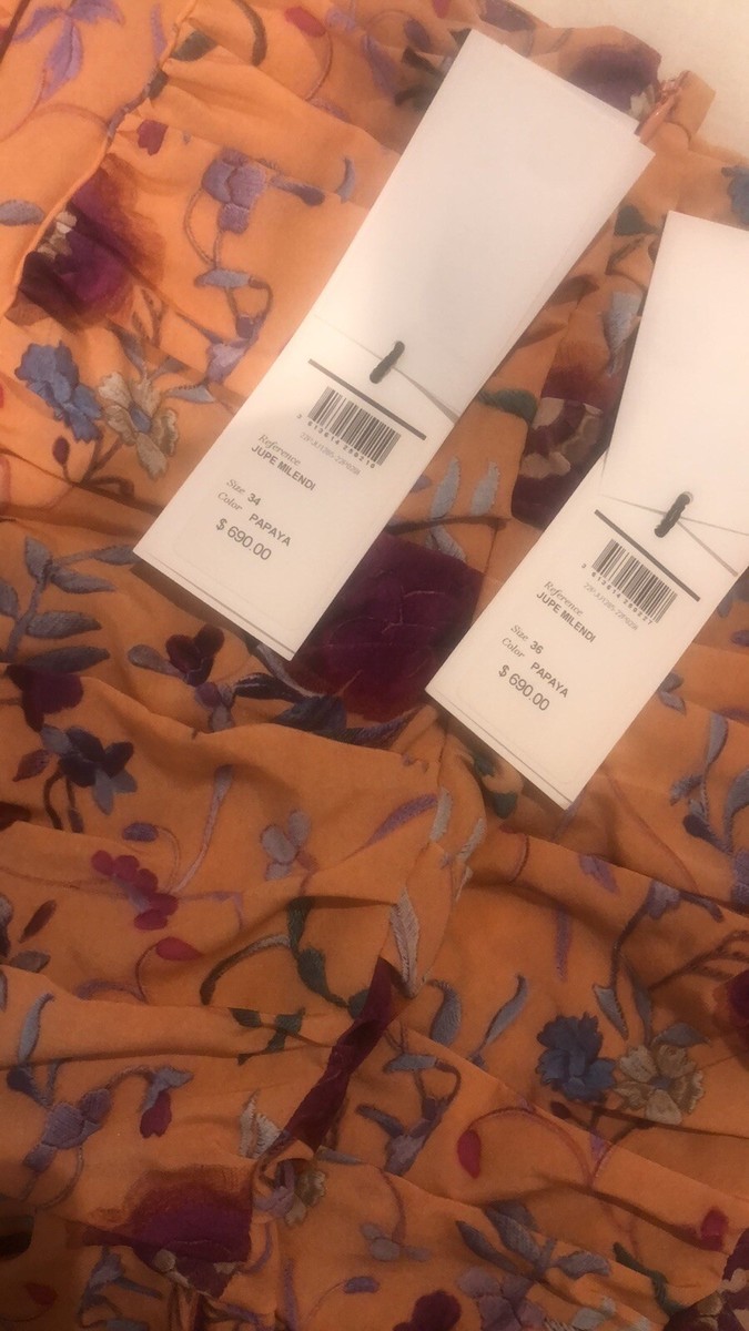 Isabel Marant JUPE Milendi Skirt in Papaya $690 | eBay