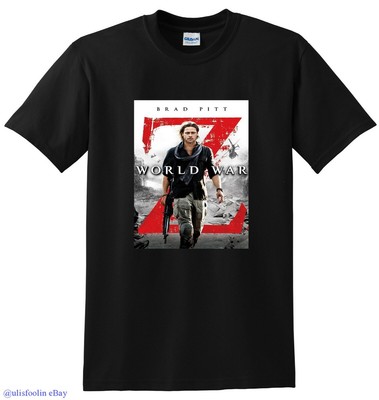 World War Z T Shirt 4k Bluray Cover Poster Tee Small Medium Large Or Xl Ebay