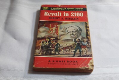 Revolt In 2100 By Robert A. Heinlein. 1989 Edition. Cover Art By A.C