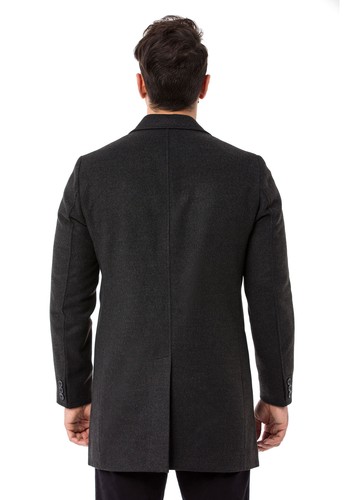 Redbridge Herren Trenchcoat Mantel lange Jacke Business-Jacke Übergangsjacke - 第 17/45 張圖片