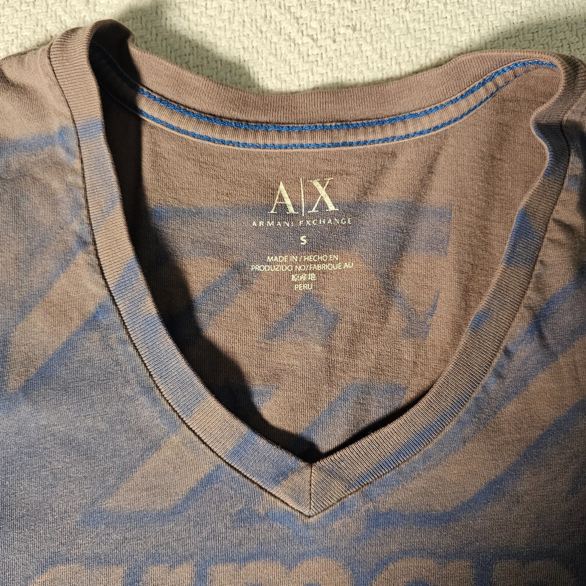 Tシャツ・カットソー ARMANI EXCHANGE Men T-shirt Brown 6DZMJFZJLFZ 1782 Armani Exchange T-Shirt Men's Small Brown Classic Short