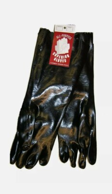 Comfi Wear Extra Long Elbow Length Rubber Gloves Waterproof Heavy Duty Home/Work