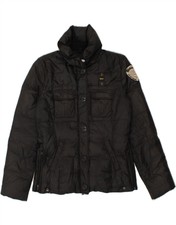 Blauer Womens Padded Jacket Uk 14 Medium Black Ap10