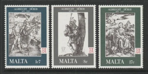 s46653 MALTA 1978 POSTFRISCH ** Albrecht Durer 3v