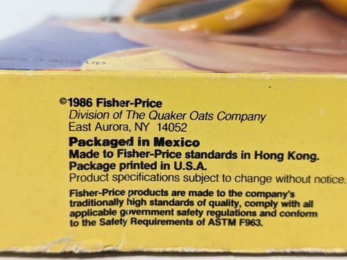 Fisher Price 3046 Sun Jammers Sunglasses Yellow/Red 1986 New - Picture 13 of 24