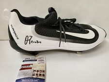 OSWALD PERAZA AUTOGRAPHED SIGNED CLEAT JSA COA