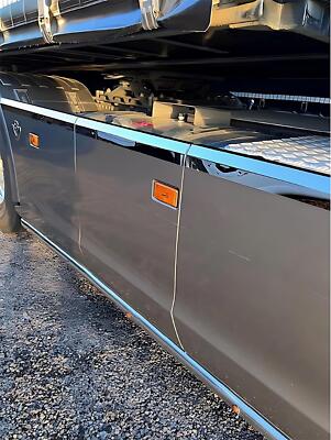 Côté De Jupe Haut Bords Inox Pour Scania New Gen R & S Series 2017-2022 4x2 - Bragan