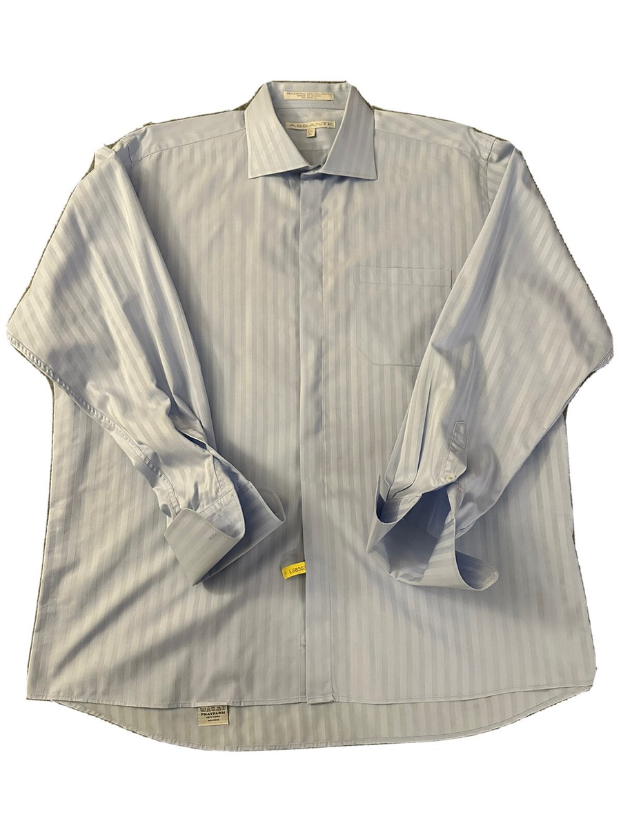 assante dress shirts Button-Down Collar Non-Iron Dress Shirt - Lavender