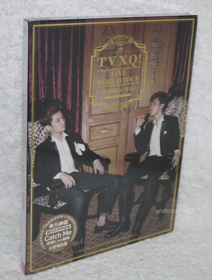 TOHOSHINKI TVXQ The 4th World Tour Catch Me Live Album Taiwan 2-CD