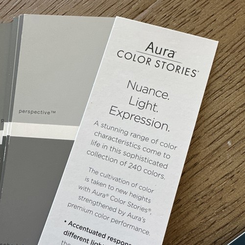 Benjamin Moore Aura Color Stories Fan Deck~Paint Samples~EUC - Picture 3 of 8