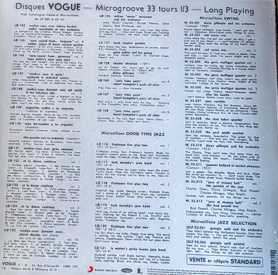 CHARLIE PARKER - CHARLIE PARKER VOL.1 - VINYL LP " NEW, SEALED " - Image 2 of 2