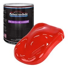 ProductionShop 1 Gallon Bright Red Performance Basecoat Auto Paint