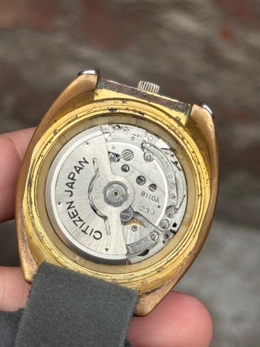 CRONÓGRAFO VINATGE CITIZEN BULLHEAD 67-9020 ESTILO AUTOMÁTICO USADO POR BRAD PITT - Imagen 10 de 11
