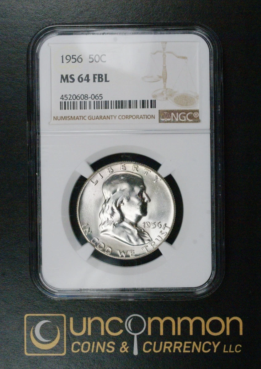 1956 Grade MS 64 Franklin Half Dollars (1948-1963) for sale | eBay