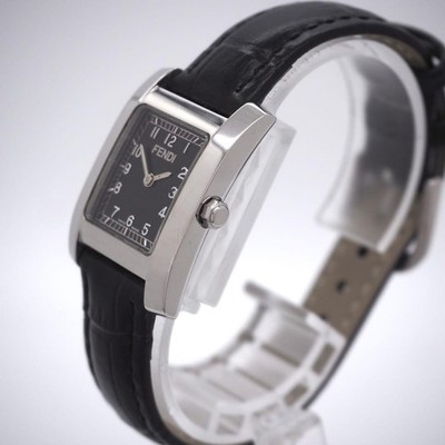 FENDI 7000L Women's Watch Square Black Used Working from Japan | eBay