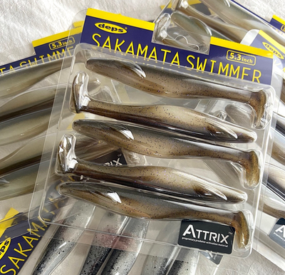 deps SAKAMATA SWIMMER 5.3インチ 7個セット新品未使用 deps Sakamata Swimmer 5.3inch NEW JDM Soft Plastic From Japan | eBay